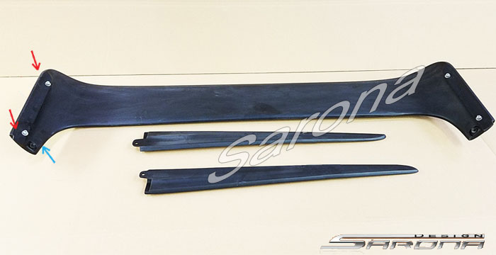 Custom Ford Econoline Van  All Styles Roof Wing (1992 - 2014) - $499.00 (Part #FD-022-RW)